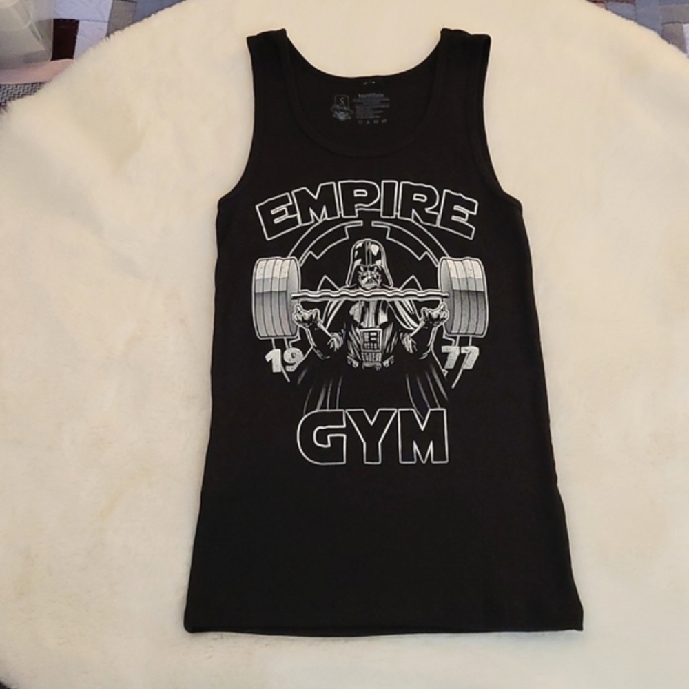 NWOT Tee Villian Star Wars Empire Gym Darth Vader Bodybuilding Athletic Top